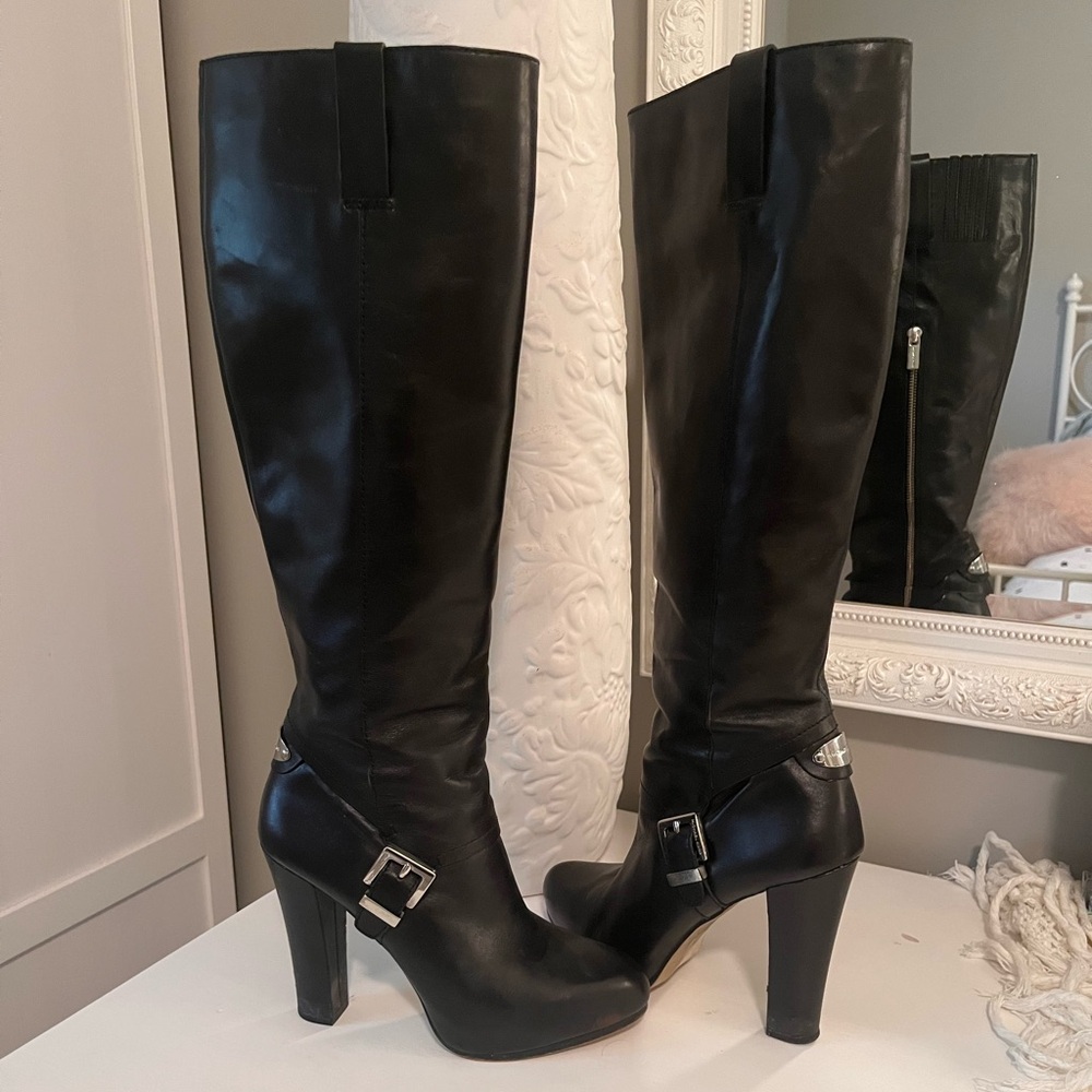 MK knee high boots